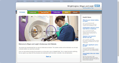 Desktop Screenshot of endoscopy.wiganleigh.nhs.uk